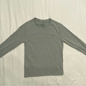 Boy’s Gray Tommy Hilfiger Long Sleeve Shirt